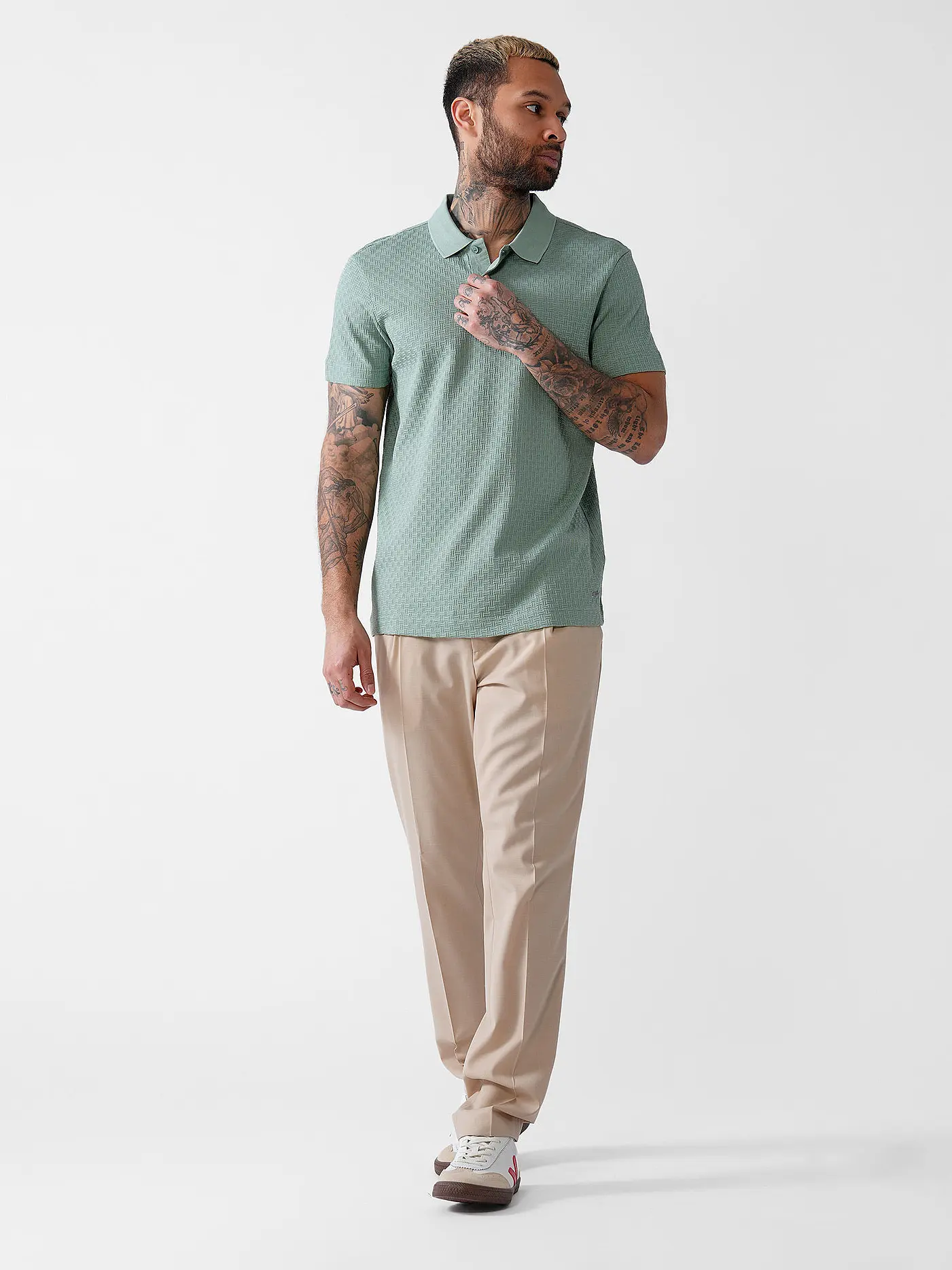 JOOP | Poloshirt Modern Fit BRADLEY | hellgrün